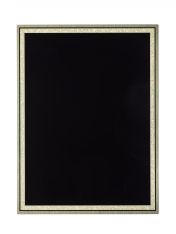 6" x 8" Black Plate for a 8" x 10" Plaque